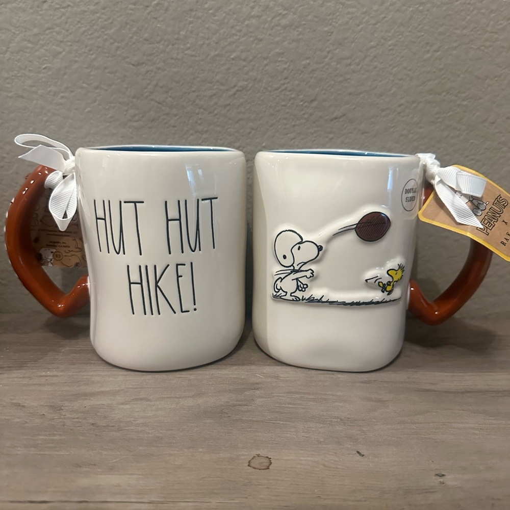 Rae Dunn Peanuts Snoopy Hut Hut Hike Mug